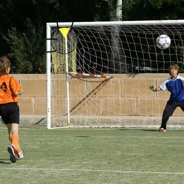 Træningsfodboldmål Præcisionstræning Glasfiberramme Polyesternet
