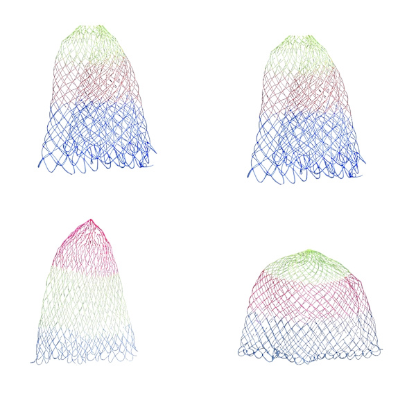 Nylon Fiske Net Rhombus Meshs Hul Nettings Foldbar Nylon Landing Dip Net WB4 model 60cm