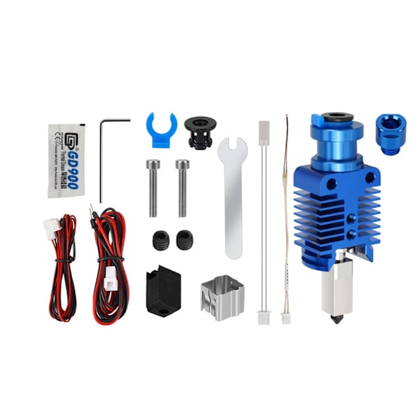 3D-skrivare Extrusion Head Speed ​​Print Head Kit för CR10 Ender3 TZ E3 2.0/TZ V6 2.0 3D Printing Hot End Extrusion