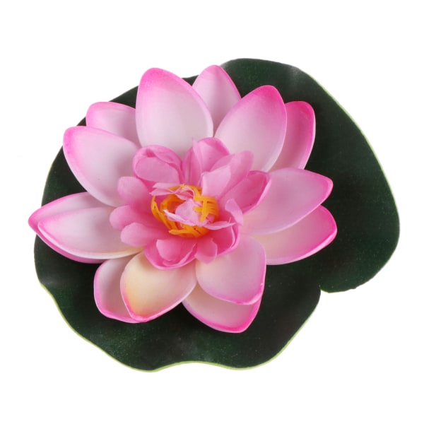 Kunstige falske flydende blomster Lotus Åkande Planter Have til Tank Pond De