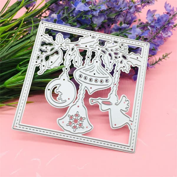 Dekorative udstansningsforme til jul til børns julekortfremstilling DIY scrapbooking