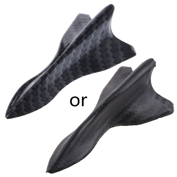 Diffuser Shark Fin för Spoiler Roof Wing Air Vortex Generator Universal Bakre Diffuser Kolfibermönster