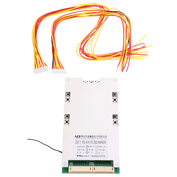 Li-ion Lipo batteripaket med balansfunktion Laddare för skydd 20S 72V 45
