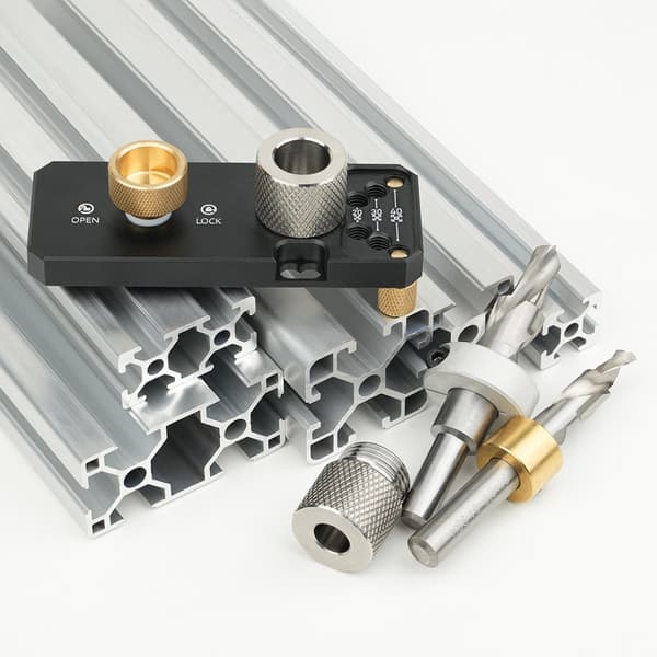 Høy Slitesterk Aluminiumsprofil Borassistent for Effektiv Hullplassering