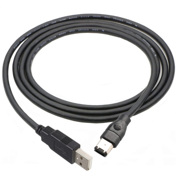 Effektiv USB till 6P linjeomvandlarkabel för olika enheter, 1,8m/3/4,5m