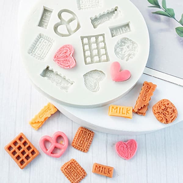 12 Huler Silikone Småkageforme Silikone Fondant Chokoladeforme Bageværktøj