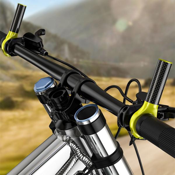 1 par ergonomisk design 22,2 mm cyling cykel mountainbike styr greb ender Black