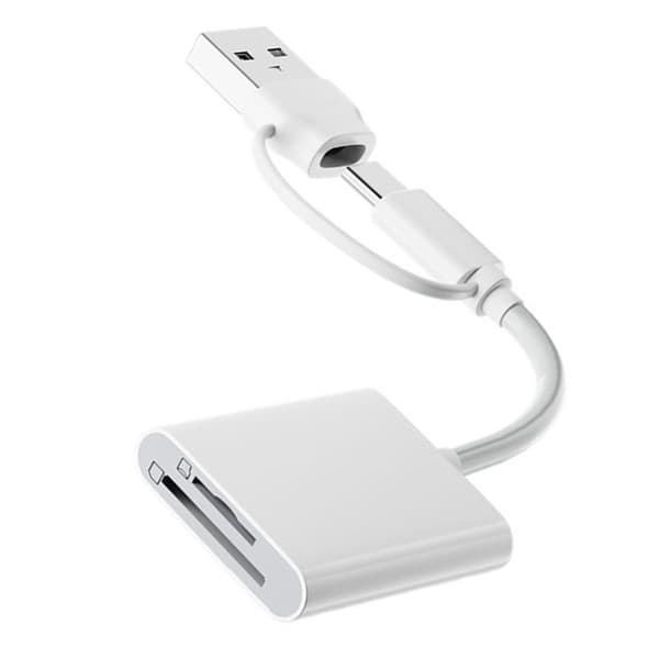 USB C til minnekortleser for mobiltelefon bærbar PC-omformer