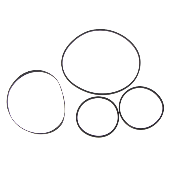 4 stk. platespillerbelte 17,5 cm 14 cm 9 cm x 2 for videospiller K1-bevegelse
