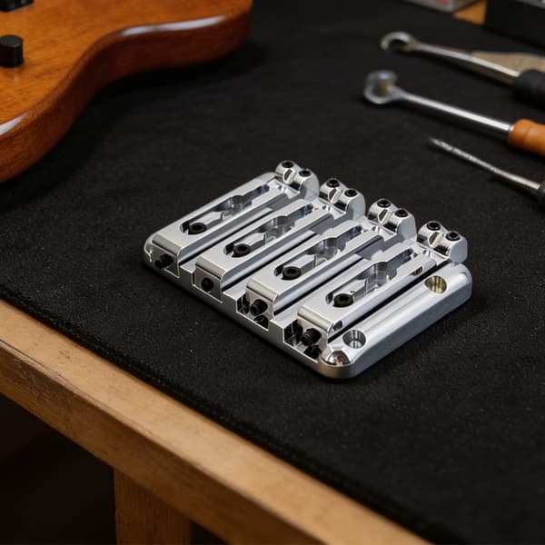 Separate saler 4-strengs bassbroerstatning for optimal resonans