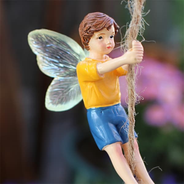 Miniature Fe Figur Udendørs Havepynt