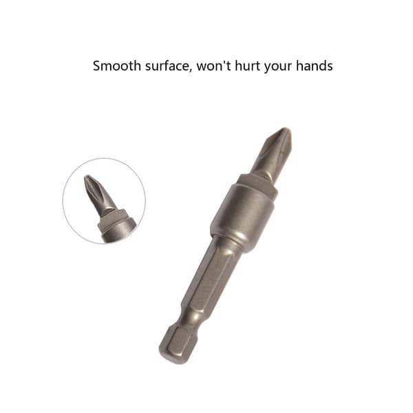 Industriell styrke krysshodebits, pakke med 5, innebygd magnetisk fastholdelse