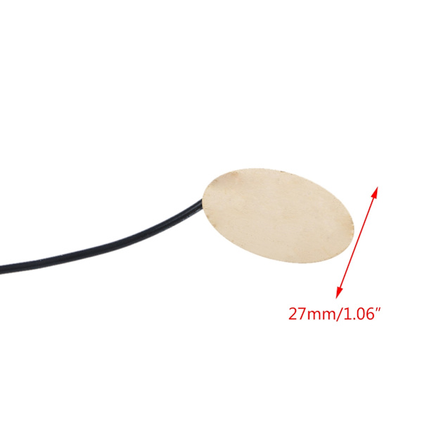 Piezo Transducer Pickup Förstärkare för Gitarr Fiol Ukulele Banjo Cigarrlåda