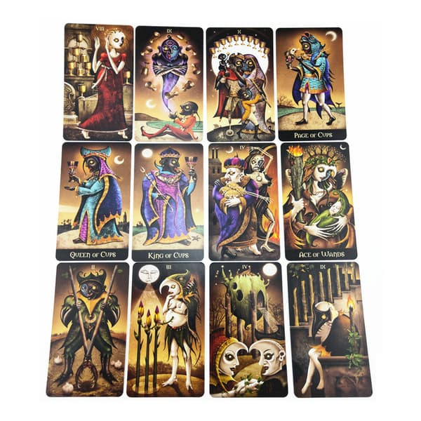 Tarot-kortit, Deviant Moon Tarot -pakka Ennustuspelikortti, Perhejuhlapalvelus