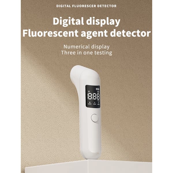 Typ C-laddning Fluorescerande detektor med LCD-skärm Lättviktsdesign