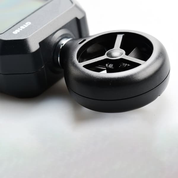 Letvægts håndholdt anemometer perfekt til vejrovervågning og VVS-test