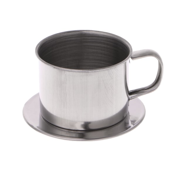 Vietnamesiskt kaffefilter Rostfritt stål Maker Pot Infuse Cup Servering Delicious L