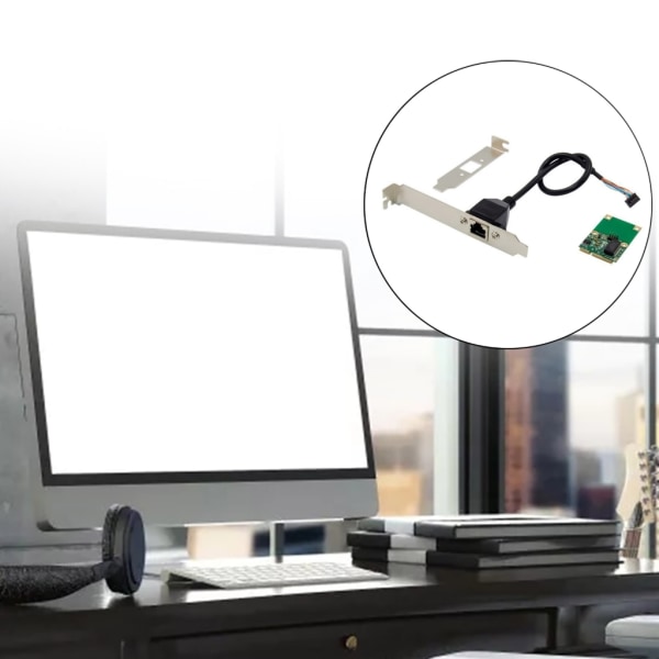Single-Port Ethernet-kort Mini PCIE industriella nätverksanslutningar