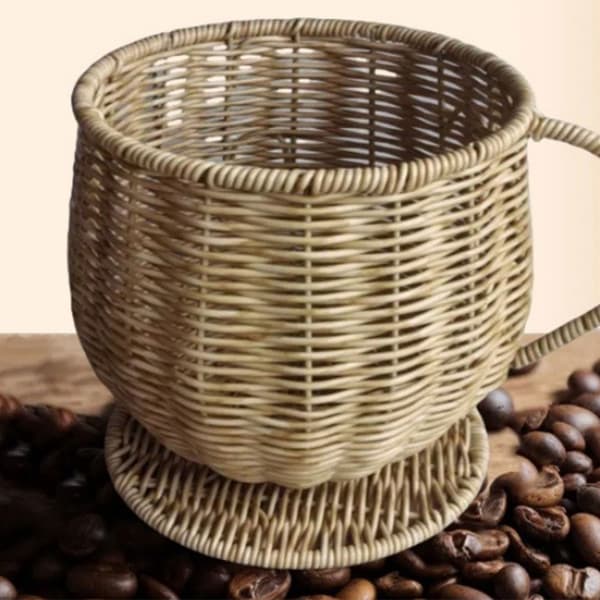 Multifunktionel køkkenkurv kaffepudeholder til opbevaring af kaffeforsyninger