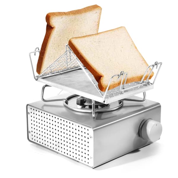 304 Stål Camping Toastställ För Utomhusgrillning