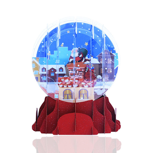 Jul for pop-up gratulasjonskort med konvolutter 3D god jul ca