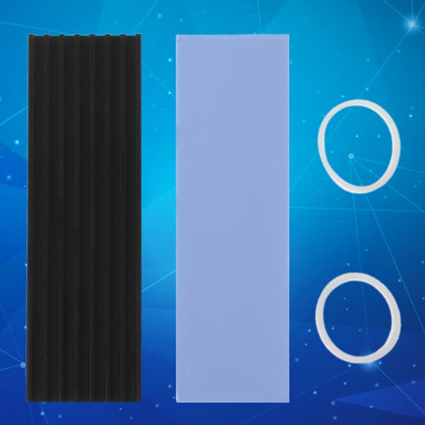 Ren Aluminium Køleplade Termisk Pad Til N80- NVME til M.2 NGFF 2280 PCI-E