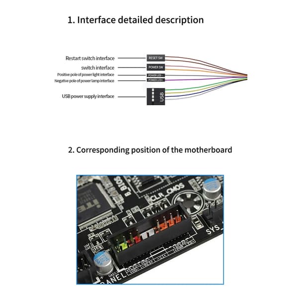 Computer Desktop Switches USB3.0/2.0 til Kontor Hotel Hjem Cafe Switches
