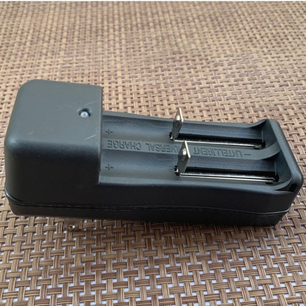 USA/EU-kontakt Enkel/dubbel laddare för 18650 4,2V uppladdningsbart litiumbatteri för smart laddare Snabbladdning Universal null - US Dual slot