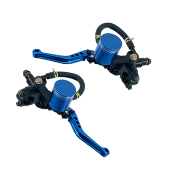 Universal motorcykelbromskoppling Huvudcylinderhandtag Kabelkopplingsbehållare Blue