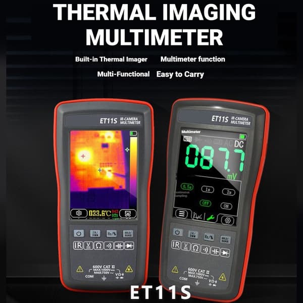 Termisk billeddannelse Multimeter Termometre Højopløselig Termisk Billeddannelse