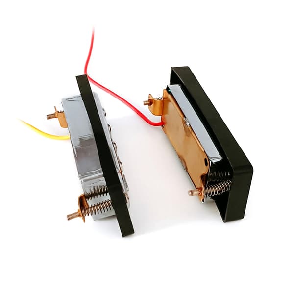 Mini 4-strengs bas pickup sort ramme bas pickupper hals midterste bro pickupper