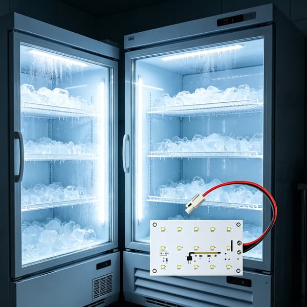 Lavtemperaturbestandig LED-lys for supermarkedfrysedisker