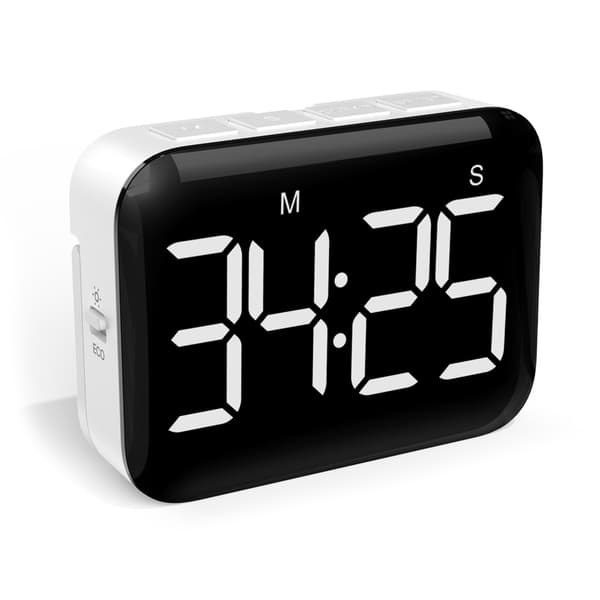 Digital LED Display Køkkentimer med Magnetisk Bagside til Madlavning Bagning Studie
