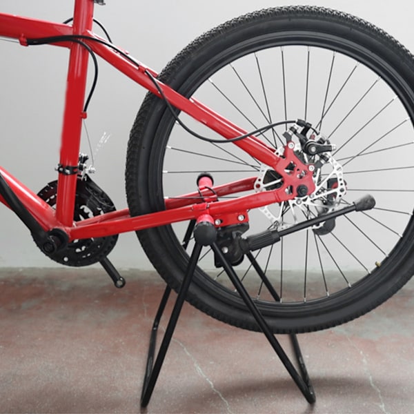 Foldbart Lodret Cykelstativ Reparationsgulvstativ Racercykel Trekantstativ