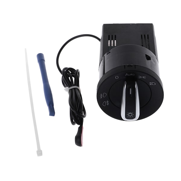 Ajovalojen kytkimen ohjaus Sumuvalon nuppi sopii Golf 4 Jetta MK4 B5 Chrome Switch Plug Auton ajovalojen sumuvalokytkin