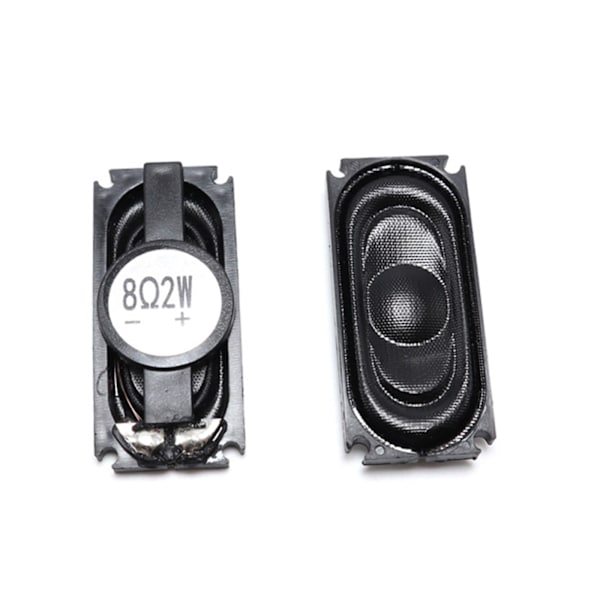 2st/ set Notebook Speaker 1635 Rectangle Loudspeaker 8Ω 2W Black Speaker 2,2 kHz Frequency Response