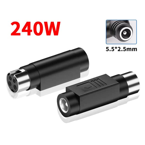 240W Kraftfuld DC5525 til 4-bens bærbar adapter til gaming-notebook
