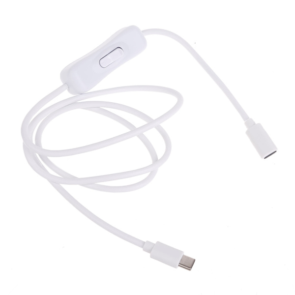 30cm/100cm USB C forlængerkabel med switches USB C til USB C forlængerkabel