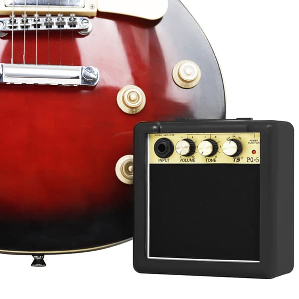 5W Gitarrförstärkare Portabel Akustisk Elektrisk Gitarrhögtalare Portabel Förstärkare