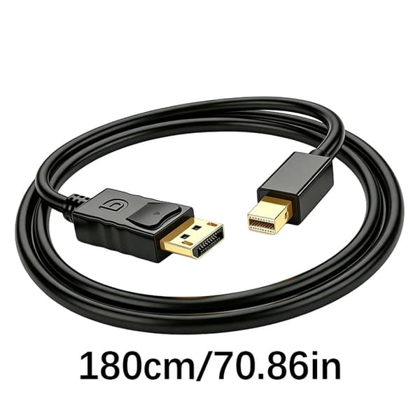 Mini DisplayPort–DisplayPort-sovitinkaapeli tukee 4K UHD -videota