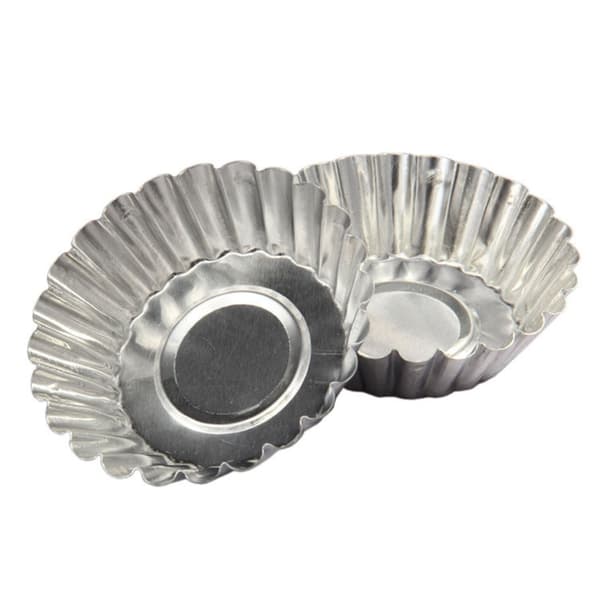 10 stk. Eggeterteformer Aluminium Mini Terteformer Bakekopper for Baking