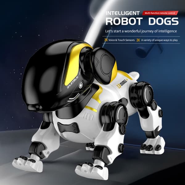 Interaktiv Programmerbar Robot Hundeleke for Barn Fjernkontroll Oppladbar