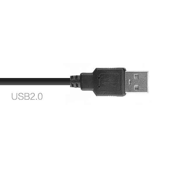 USB2.0 Webcam med støjreducerende mikrofon til bærbar, stationær PC computer