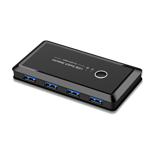 USB 3.0 Switcher Selector 2 computere, der deler 4 USB-enheder Switch Hub Adapter