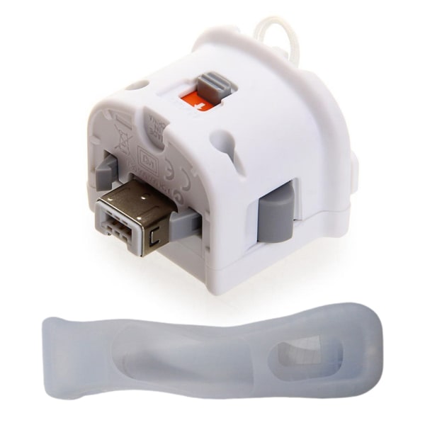 Motion Plus-adapter, ersättningssensoraccelerator för Wii-fjärrkontroll White