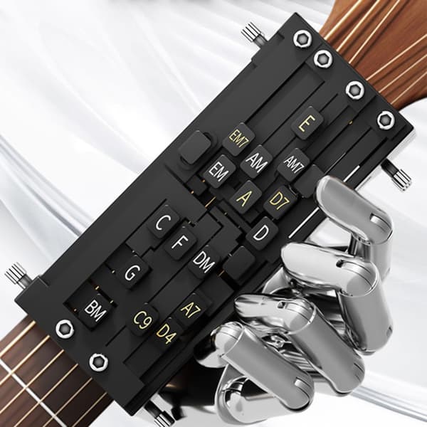 Gitarrtillbehör Gitarrövningshjälp Gitarrläromedel för över 110 ackord