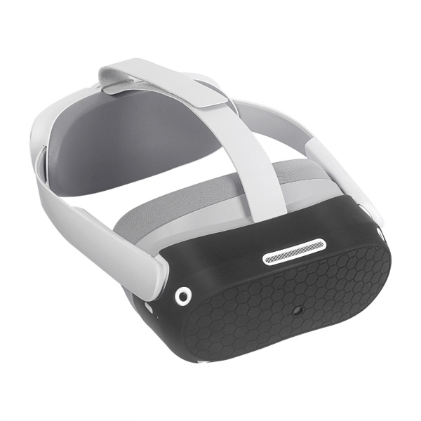 Cover i silikon Headset Skyddsskal Anti-kastfodral för Pico 4 VR Headset Slitstarkt silikonfodral tillbehör Black