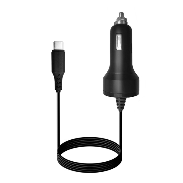 1,8 m/5,9 fot billaddningskabel USB typ C spelkonsol Power Sladd Plast Material som används för spelkonsol Hållbar Black