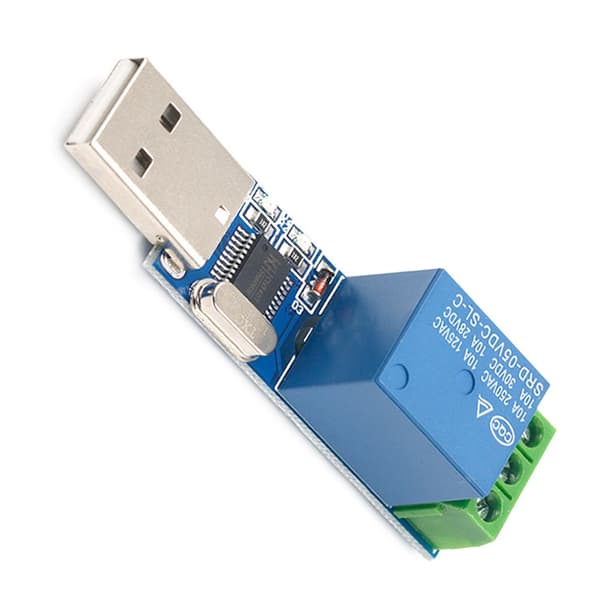 Højtydende LCUS-1 USB Relæ Modul Kontrol Relæ Overstrømsbeskyttelse