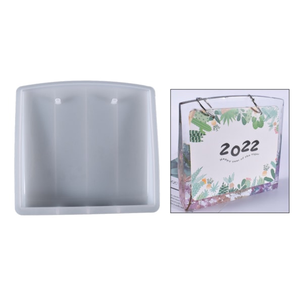 Gjør-det-selv krystallform kalender hengebrett 2022-2023 Notepad Album Silikonform C